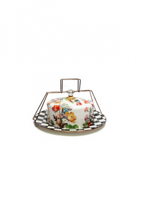 White Flower Market Cake Carrier