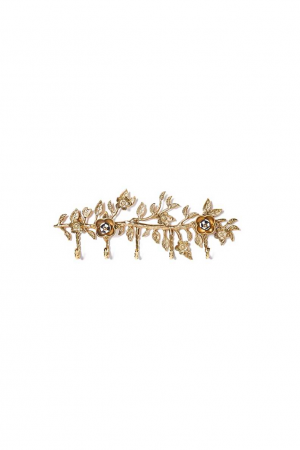 Petal Small Gold Wall Hook Rack