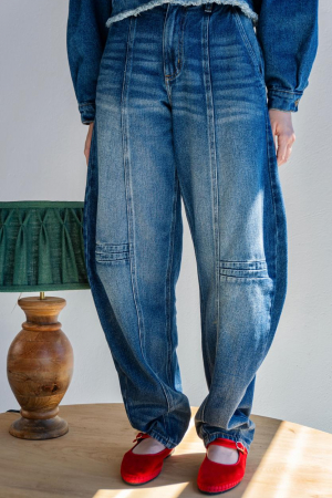 Jean Barrel Indigo