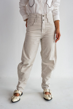 Jean Ballon Velvet Ivory