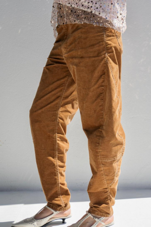 Jean Ballon Velvet Caramel
