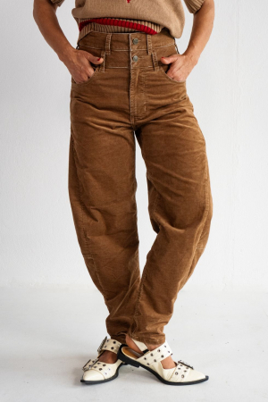 Jean Ballon Velvet Caramel
