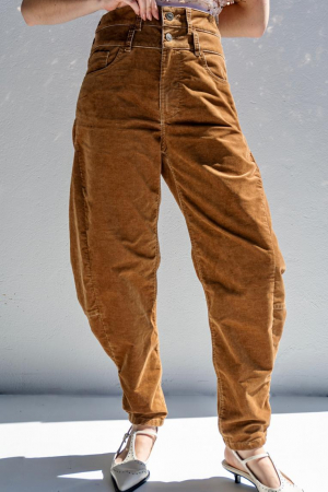 Jean Ballon Velvet Caramel