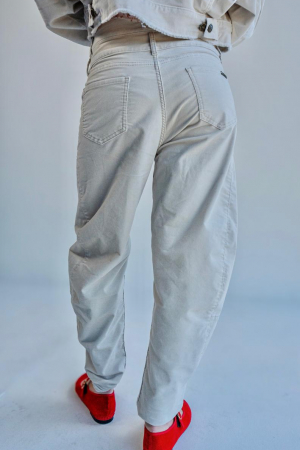 Jean Ballon Velvet Ivory