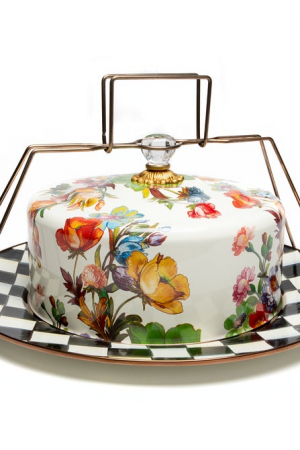 White Flower Market Cake Carrier
